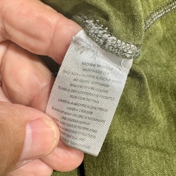 Exofficio 1/2 Zip Pullover. Green. - Picture 4 of 5